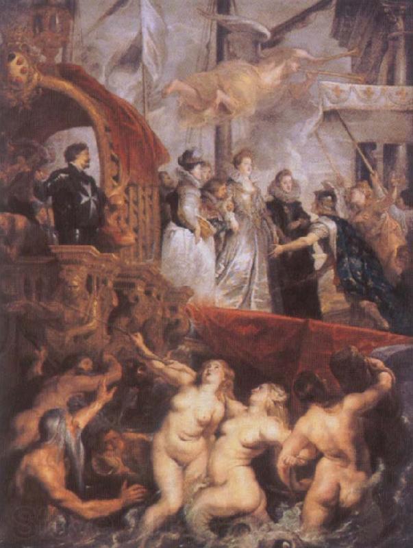 Peter Paul Rubens The Landing of Marie de-Medici at Marseille Spain oil painting art